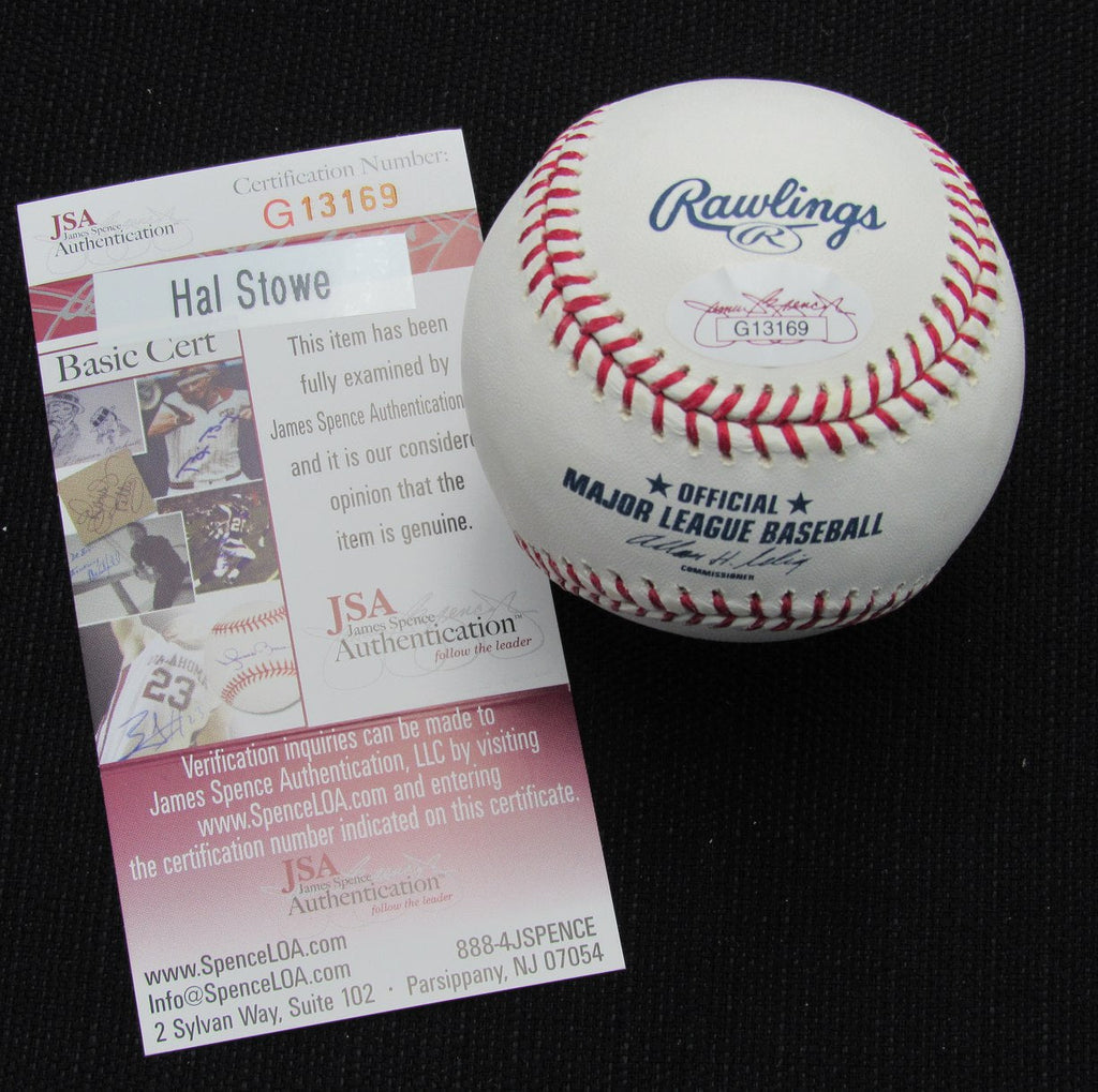 Hal Stowe Signed/Auto Yankees 100th OML Baseball JSA  186783