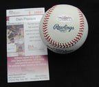 Dan Pasqua Signed/Auto Yankees 100th OML Baseball JSA  186774