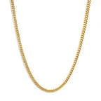 Semi-Solid 14K Yellow Gold 6.1mm Classic Miami Cuban Chain Necklace - 22 Inches