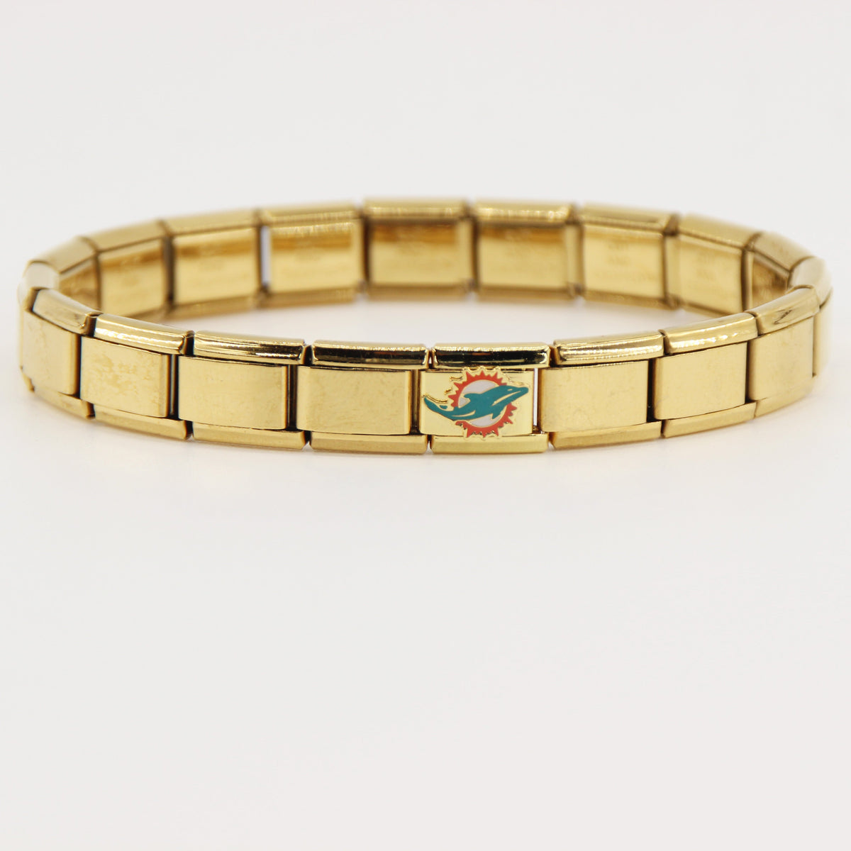 Football Team Logo Italian Charm Bracelet – Custom Gifts for Fans