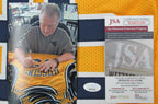 Bob Huggins Univ of West Virginia Signed Custom Basketball Jersey JSA 165873