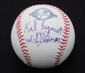 Kal Segrist Signed/Auto Yankees 100th OML Baseball JSA Inscr  186731