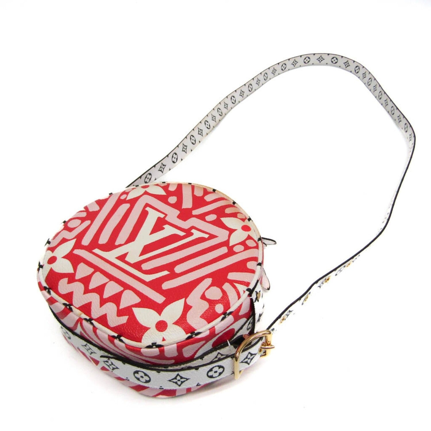 Louis Vuitton // Monogram Canvas + PVC Boite Chapeau Souple Shoulder Bag // Blanc + Rouge // Pre-Owned