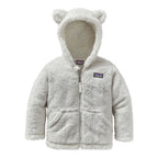 Toddler's // Furry Friends Fleece Hooded Jacket // Birch White