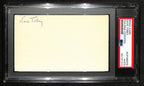 Dave Tobey HOF Signed/Auto 3x5 Index Card NBA Referree PSA/DNA 188559