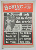 October 28, 1988 Boxing News Magazine Jim McDonnell