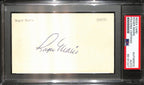Roger Maris Signed/Auto 3x5 Index Card New York Yankees PSA/DNA 187227