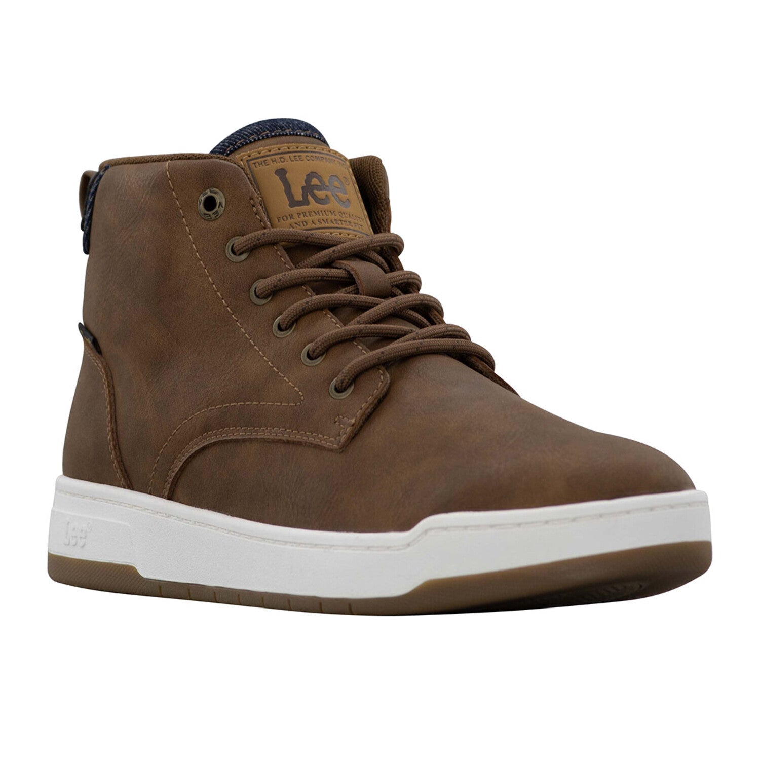 Spencer // British Tan + Navy Denim