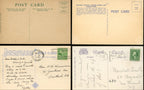 Lot of (4) 1930's Postcards Harvard, Yale Stadium 176177