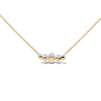 18K Rose Gold 3/4 Cttw Pave Diamonds and Graduated Green Tsavorite Gemstone Curved Bar Choker Necklace (G-H Color, SI1-SI2 Clarity) - Adjustable up to 14" - 16.5"