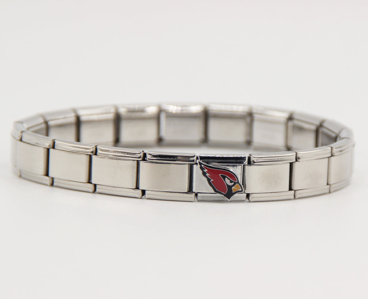 Football Team Logo Italian Charm Bracelet – Custom Gifts for Fans