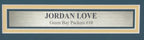 Jordan Love Signed/Autographed 16x20 Photo Packers Framed Beckett 193318