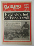 July 21, 1989 Boxing News Magazine Mike Tyson vs. Evander Holyfield