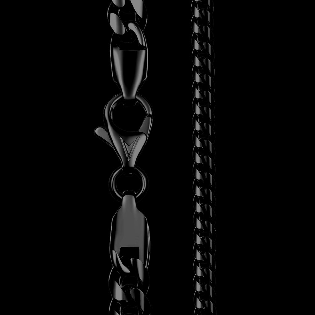 Cuban Chain Bracelet, 5MM - Stealth