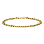 Cuban Chain Bracelet, 5MM - 14K Gold