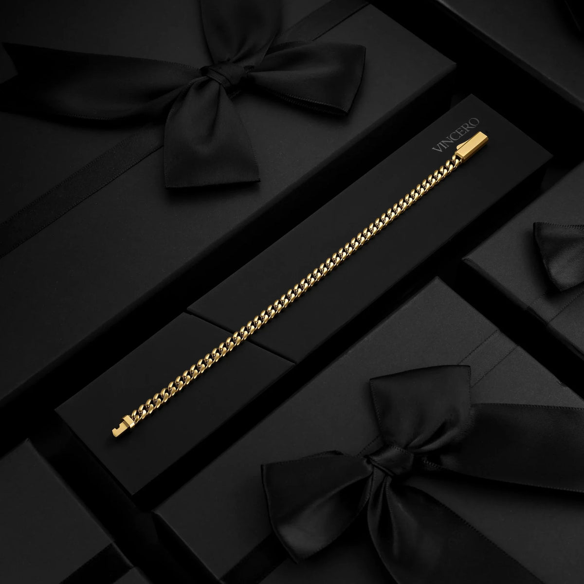 Cuban Chain Bracelet, 5MM - 14K Gold