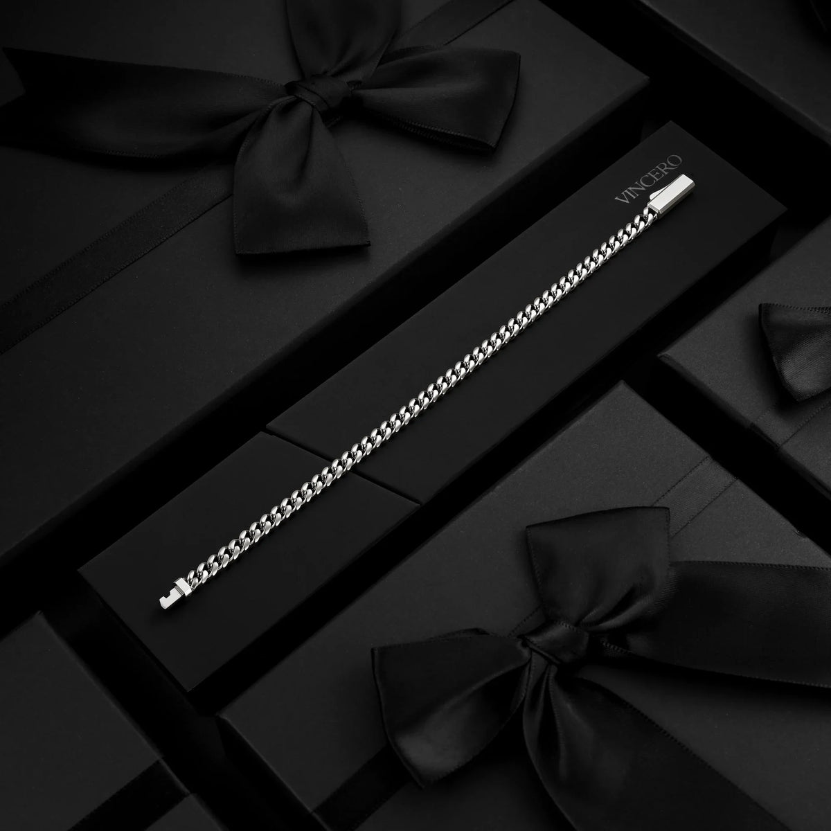 Cuban Chain Bracelet, 5MM - Silver