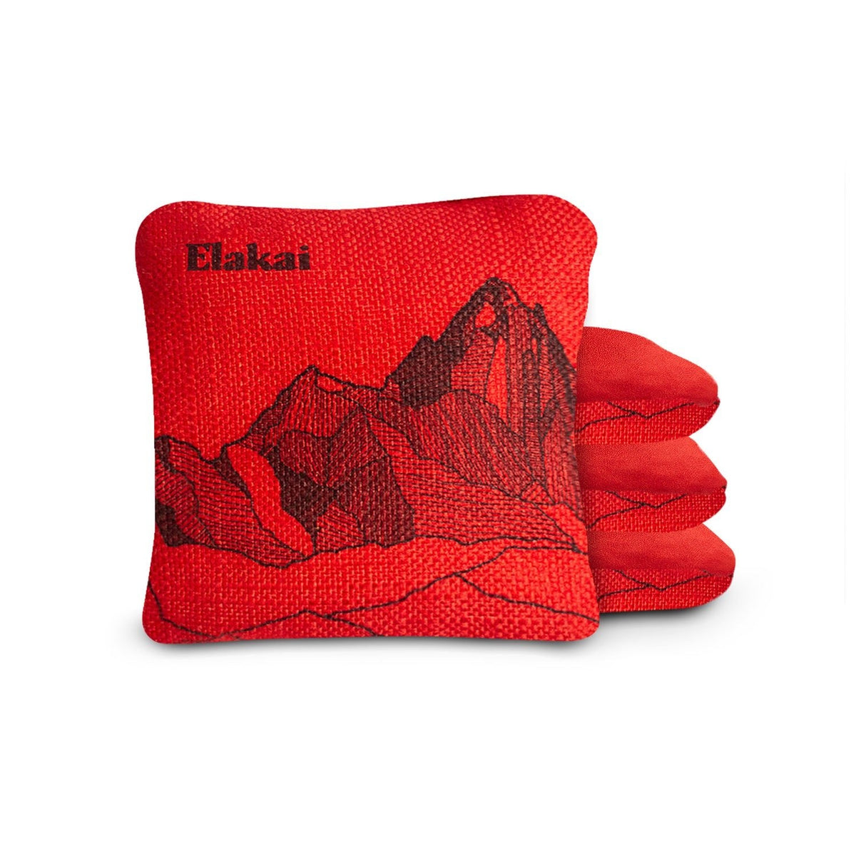 6-in Dual-Sided Cornhole Bags | Mt. Elakai Design Collection