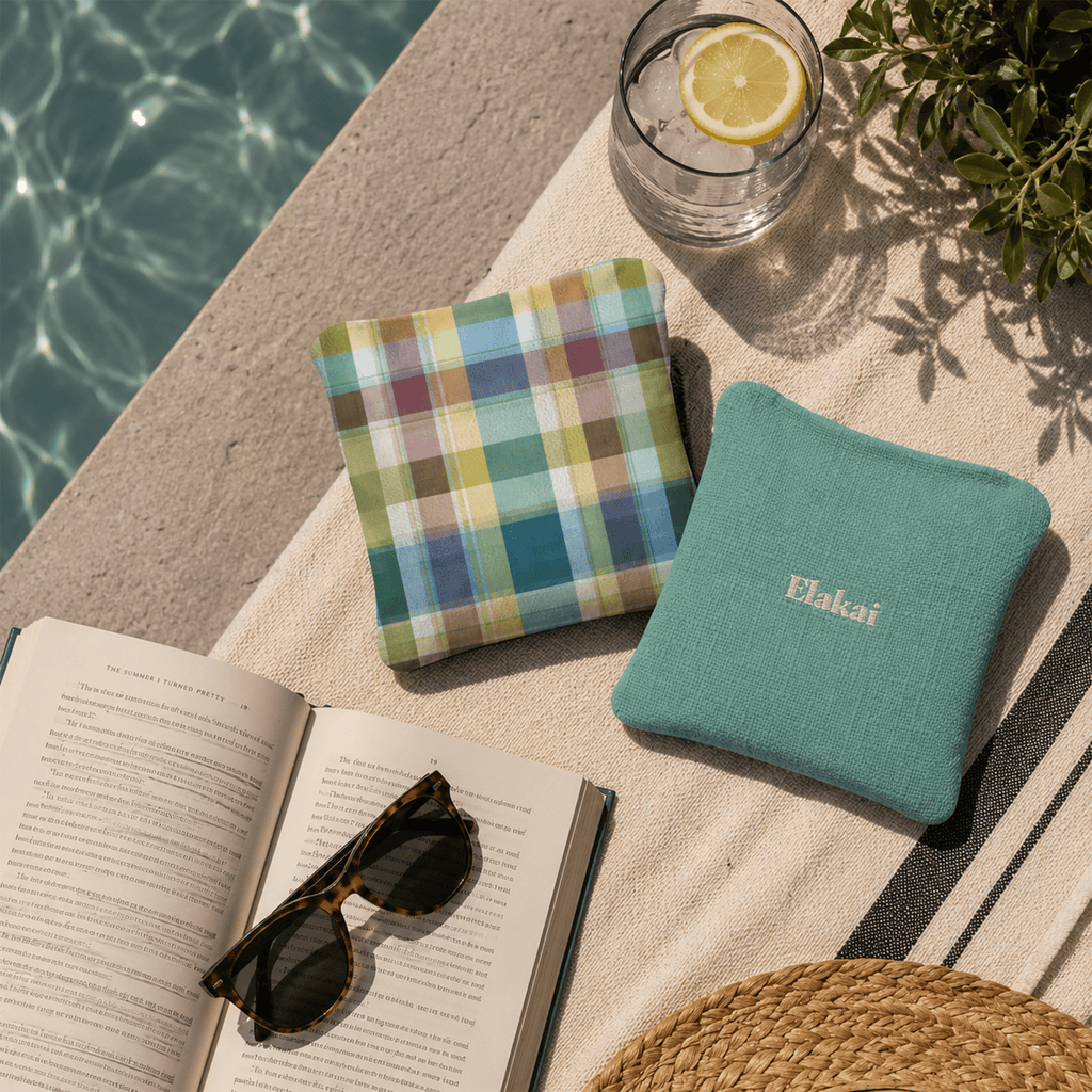 6-in Dual-Sided Cornhole Bags | Plaid Collection