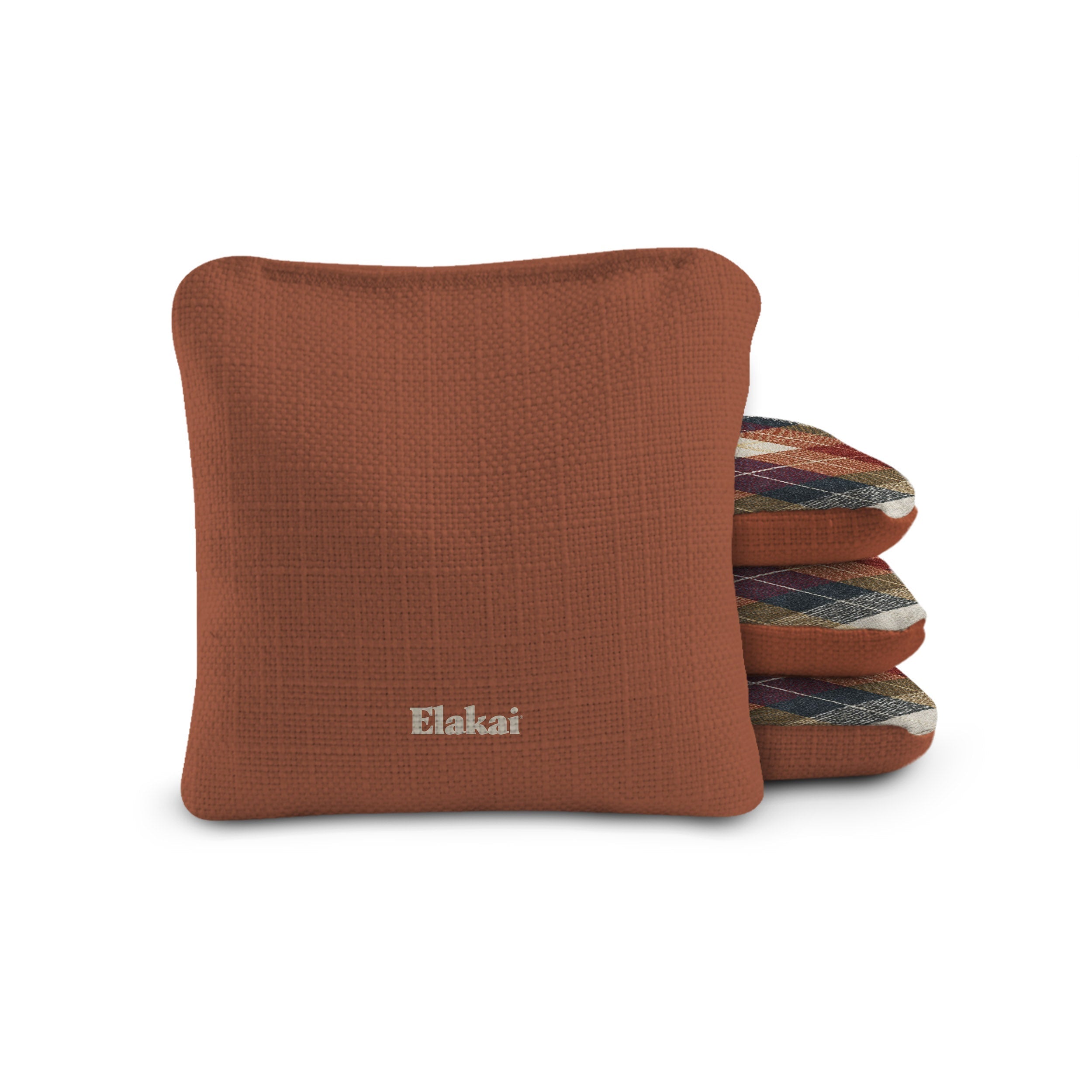 6-in Dual-Sided Cornhole Bags | Plaid Collection