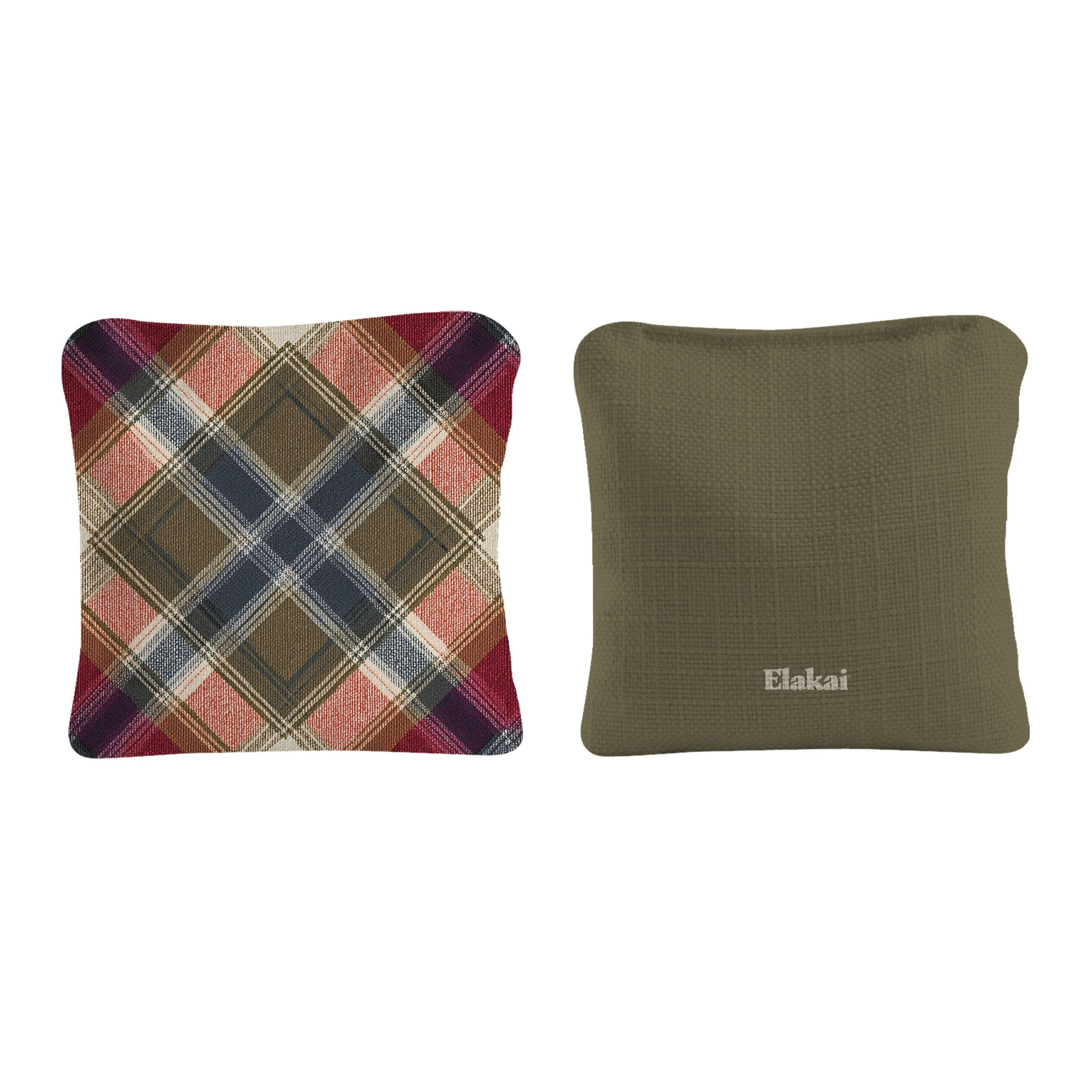 6-in Dual-Sided Cornhole Bags | Plaid Collection
