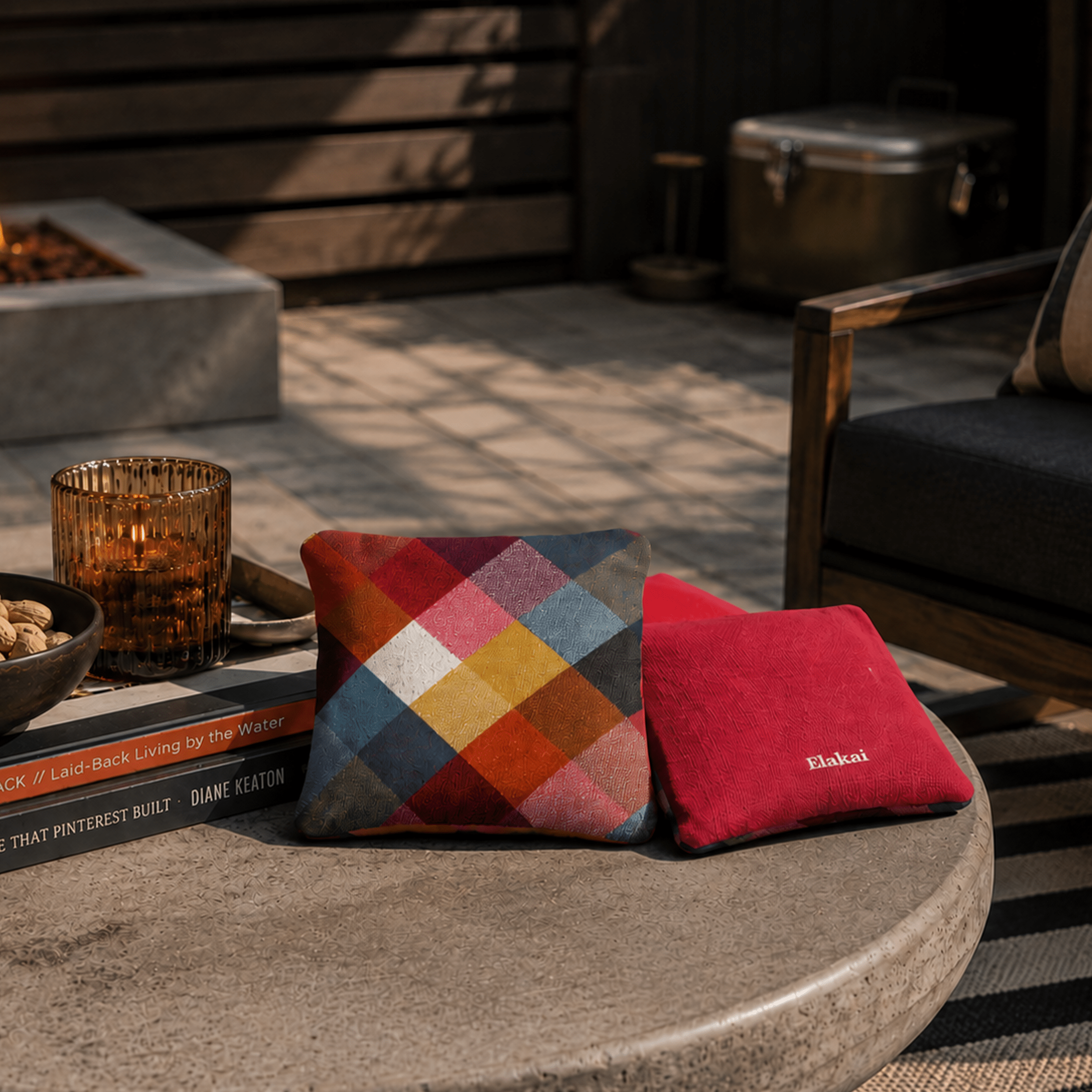 6-in Dual-Sided Cornhole Bags | Plaid Collection