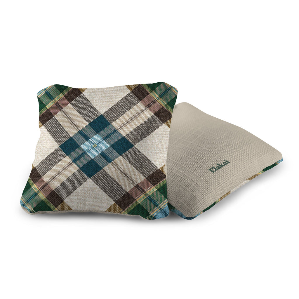 6-in Dual-Sided Cornhole Bags | Plaid Collection