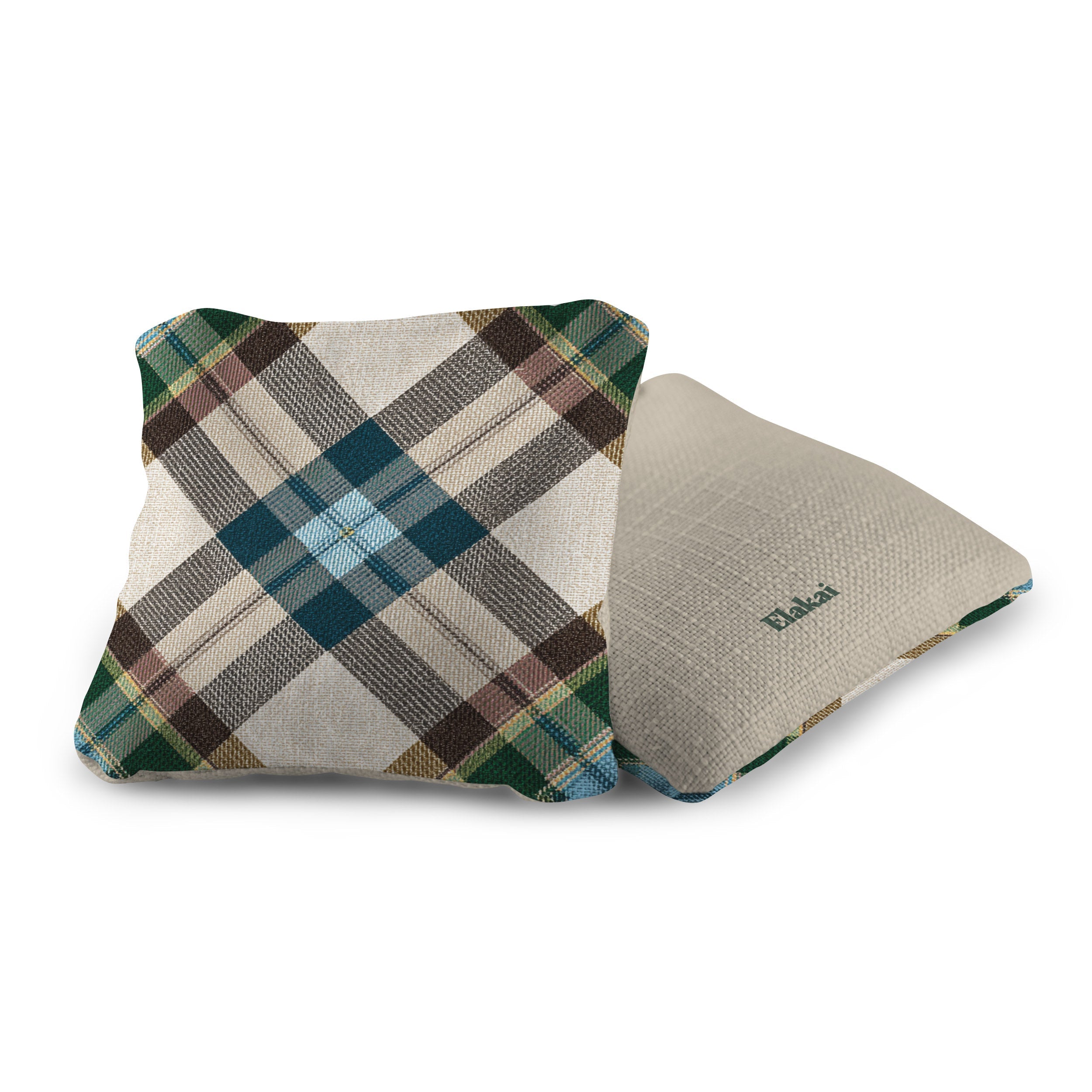 6-in Dual-Sided Cornhole Bags | Plaid Collection