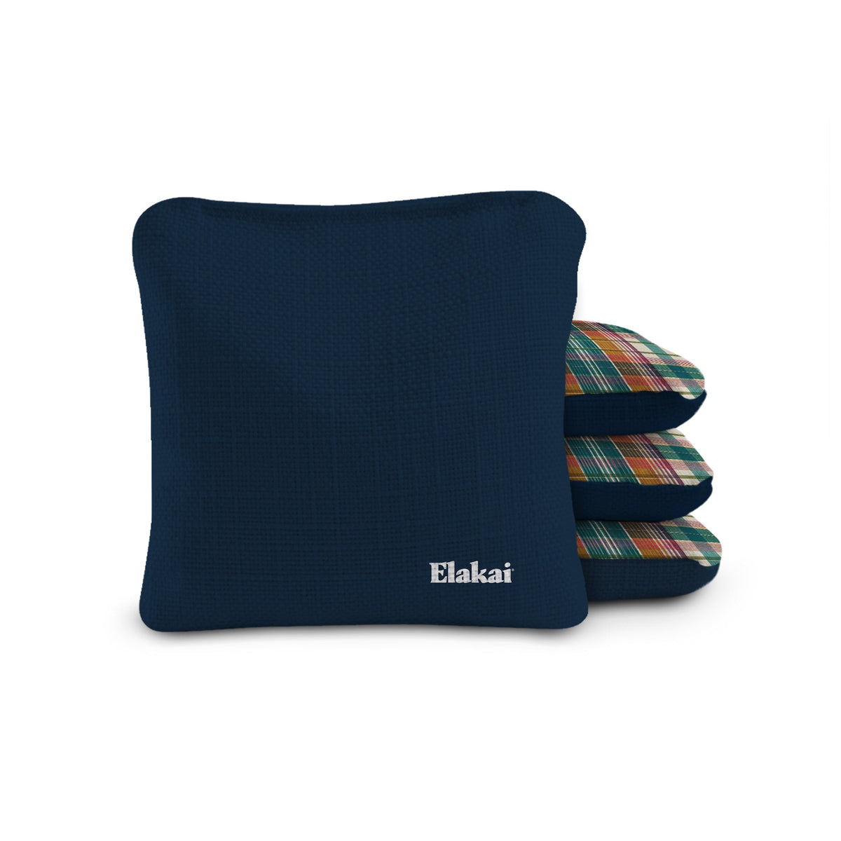 6-in Dual-Sided Cornhole Bags | Plaid Collection