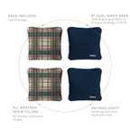 6-in Dual-Sided Cornhole Bags | Plaid Collection