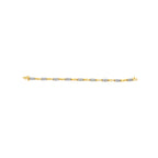 10K Yellow Gold 1.00 Cttw Round-Cut Diamond Spiral Link 7" Bracelet (H-I Color, I2-I3 Clarity)