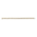 14K Yellow Gold 8.00 Cttw Half Bezel Set Diamond Tennis Bracelet (H-I Color, SI2-I1 Clarity) - 7" Inches
