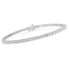 IGI Certified 5.0 Cttw Cut Diamond 14K White Gold Classic 7â€ Tennis Bracelet (H-I Color, I1-I2 Clarity)