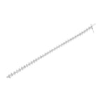 .925 Sterling Silver 1 cttw Prong-Set Diamond Link Bracelet (I-J, I1-I2) - 7.25"