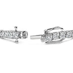 14K White Gold 2.00 Cttw Prong Set Lab Grown Round Diamond Classic Tennis Bracelet (F-G Color, VS2-SI1 Clarity) - 7.25"