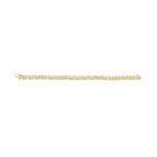 10K Yellow Gold Plated .925 Sterling Silver 1.0 Cttw Diamond Heart Link Bracelet