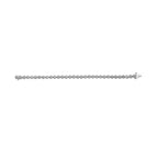 .925 Sterling Silver 1/4 Cttw Diamond 7" Open Circle Wheel Link Tennis Bracelet (I-J Color, I2-I3 Clarity)