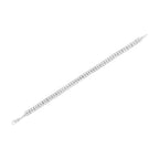.925 Sterling Silver 1/10 Cttw Diamond Double-Link 7" Rolex Tennis Bracelet (I-J Color, I3 Clarity)