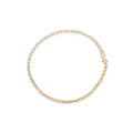 10K Yellow Gold 3.0 Cttw Prong Set Round Diamond Classic Tennis Bracelet