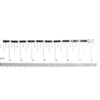 .925 Sterling Silver Black and White Diamond Tennis Bracelet (I-J Color, I2-I3 Clarity) - 7.25" Inches