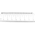 .925 Sterling Silver Black and White Diamond Tennis Bracelet (I-J Color, I2-I3 Clarity) - 7.25" Inches
