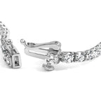 14K Gold 5.0 Cttw Lab Grown Diamond Tennis Bracelet (F-G Color, VS1-VS2 Clarity) - 7.25" Inches