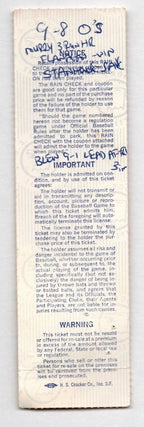 1979 Orioles Angels ALCS Game 2 Ticket Stub Eddie Murray Home Run 129028
