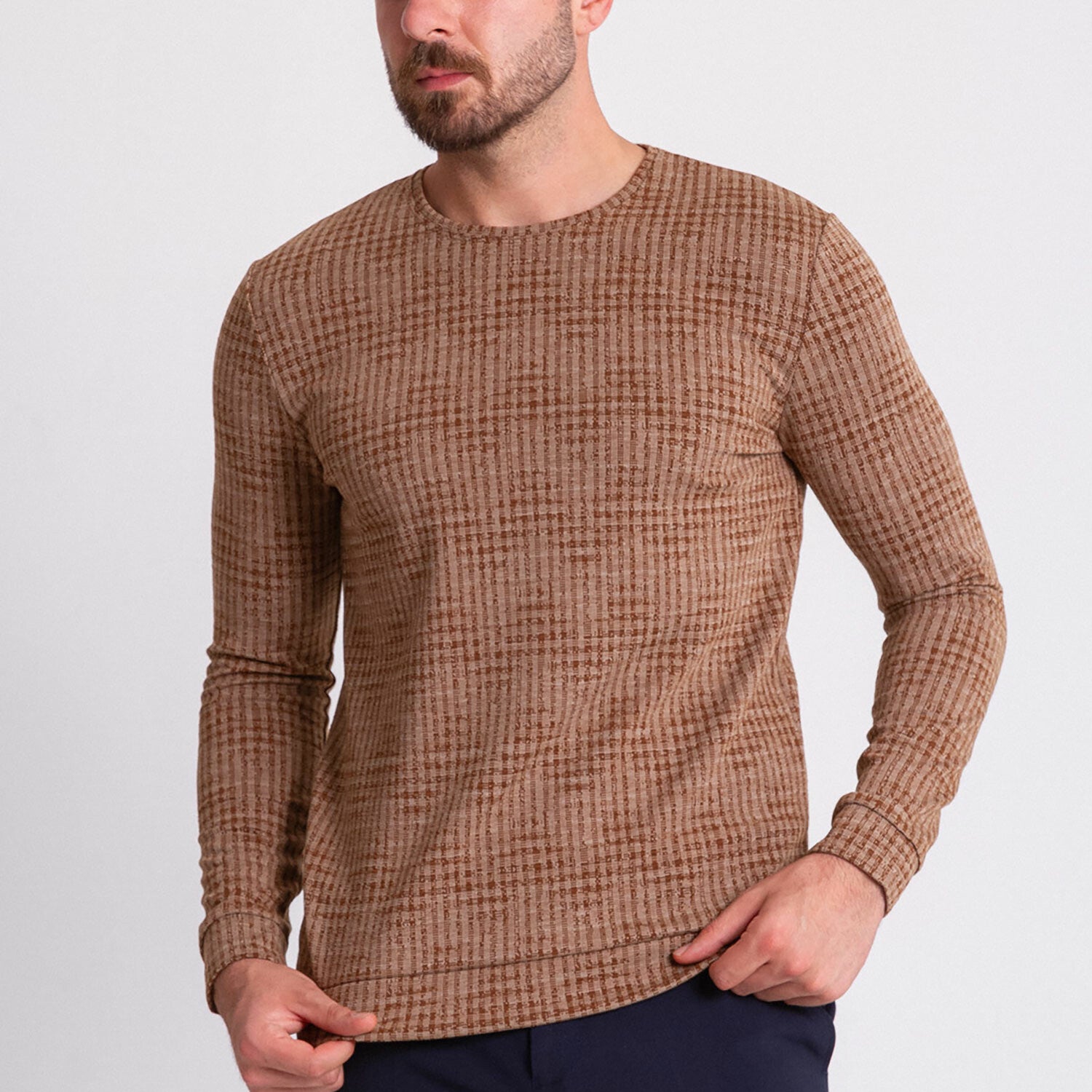 Chance Long Sleeve Shirt // Camel