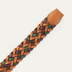 Tri-Color Braided Belt