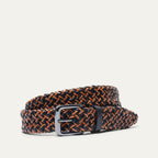 Two-Tone Tubular Braided Belt