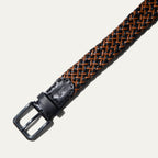 Two-Tone Tubular Braided Belt