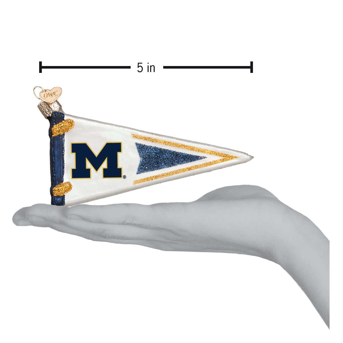 Michigan Pennant Ornament