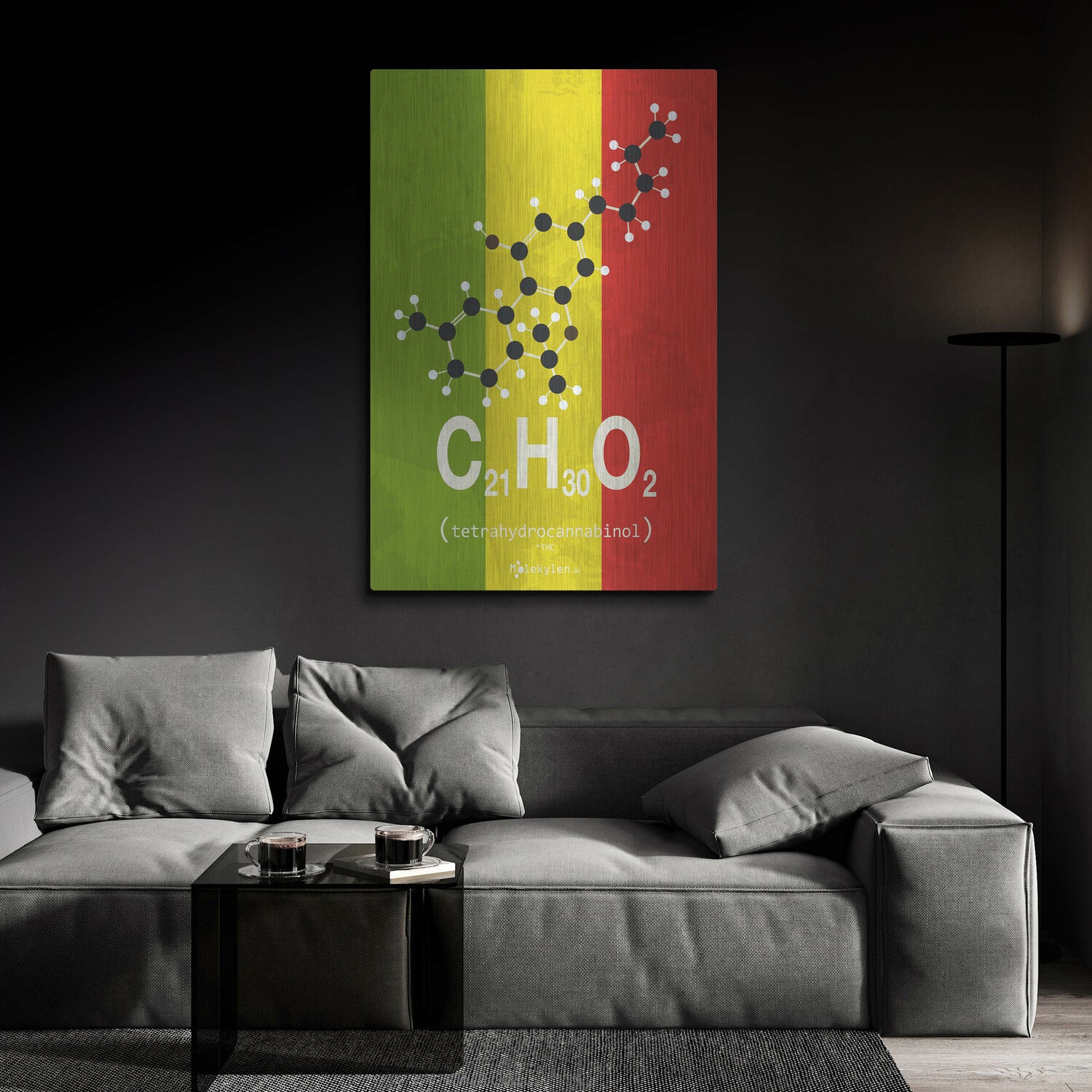 Molecule Thc by Typelike V.2