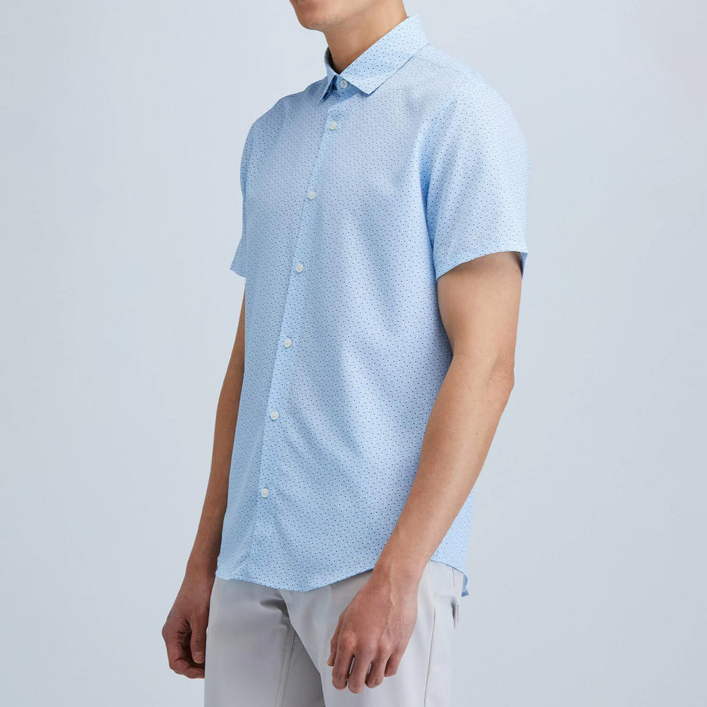 Phoenix Short Sleeve Shirt // Blue Paisley